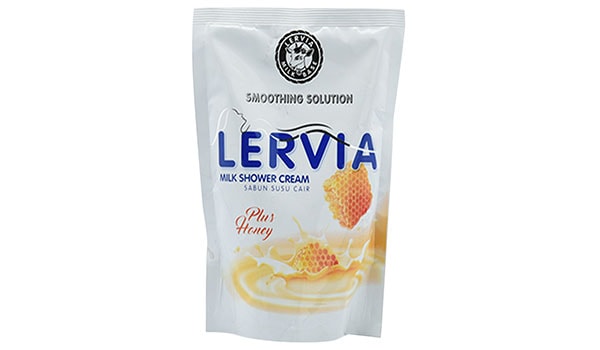Sabun Mandi Cair Terbaik, Lervia Milk & Honey Shower Cream