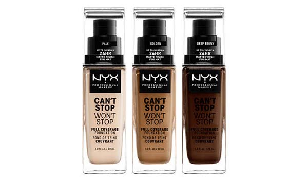 NYX Can't Stop Won't Stop Full Coverage Foundation, harga foundation NYX