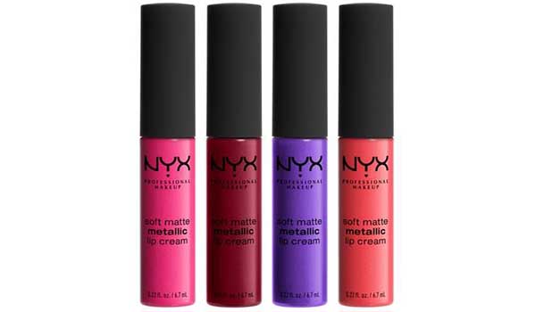 NYX Cosmetics Soft Matte Metallic Lip Cream, harga lipstik NYX
