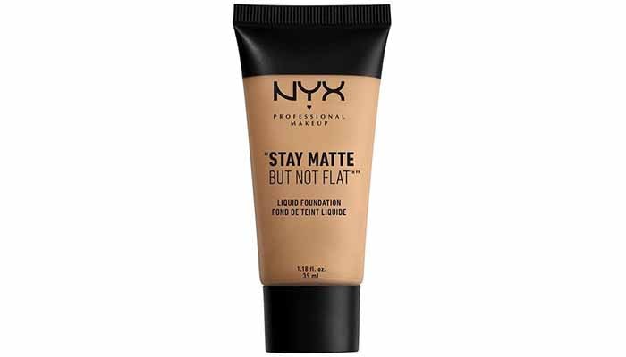 NYX Professional Makeup Stay Matte But Not Flat Liquid Foundation, foundation untuk kulit berminyak