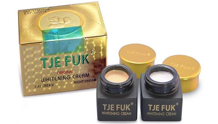 Tje Fuk Whitening Day dan Night Cream