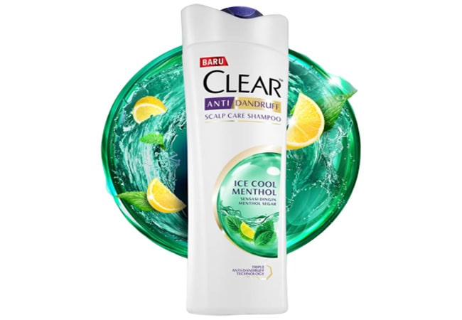 Clear Shampoo Ice Cool Menthol, shampo untuk rambut berketombe