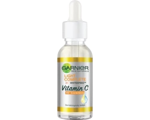 Garnier Light Complete Vitamin C 30x Booster Serum, produk garnier untuk memutihkan wajah