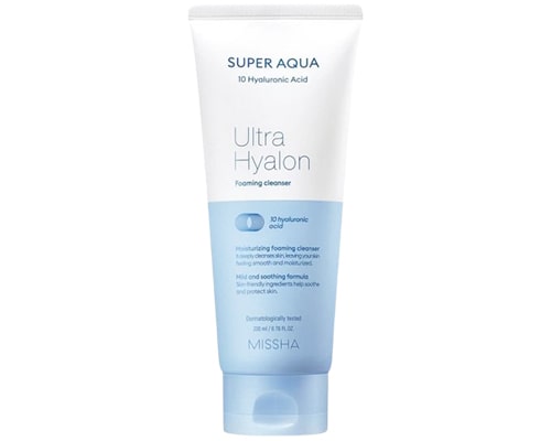 Missha Super Aqua Ultra Hyalron Cleansing Foam