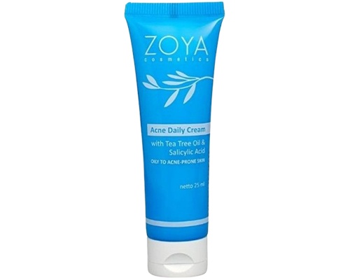 Zoya Cosmetics Acne Daily Cream, Pelembab Lokal Untuk Kulit Berminyak dan Berjerawat