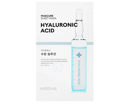 Masker Yang Mengandung Hyaluronic Acid, Missha Mascure Sheet Mask Hyaluronic Acid