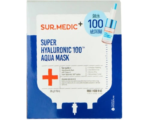 Masker Yang Mengandung Hyaluronic Acid, Neogen Sur.Medic+ Super Hyaluronic 100 Aqua Mask