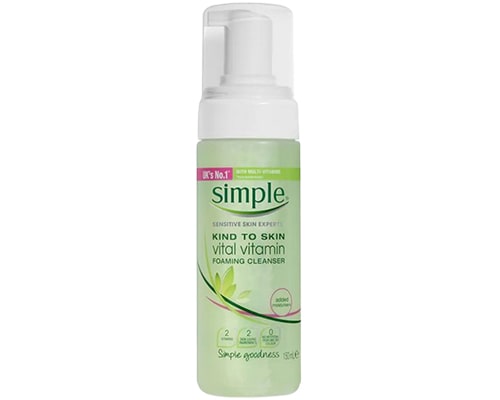 Simple Kind To Skin Vital Vitamin Foaming Cleanser