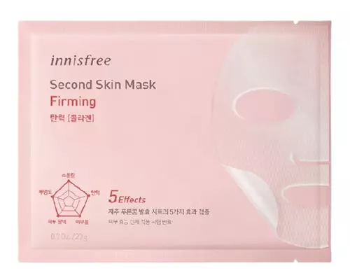 Masker Wajah Yang Cocok Untuk Kulit Sensitif, Innisfree Second Skin Mask Firming