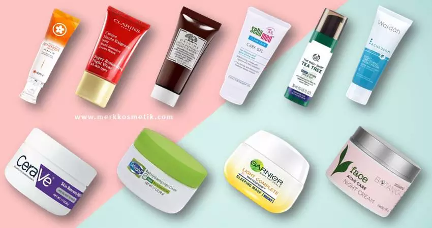 krim malam untuk kulit berjerawat